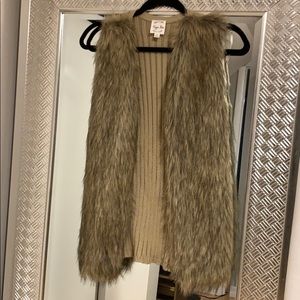 Hippie Rose Faux Fur Vest